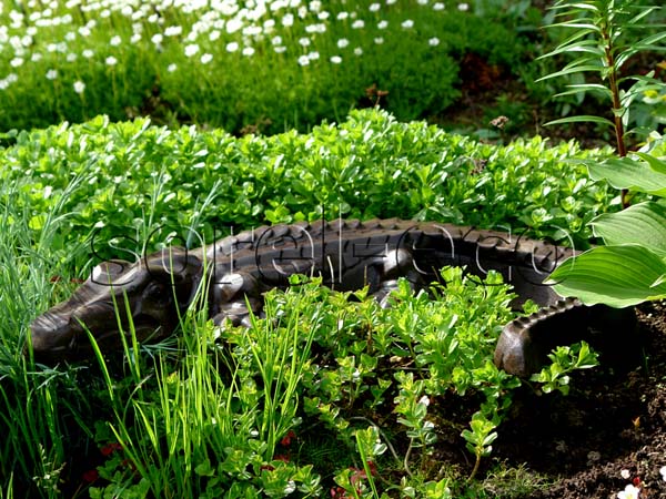 Садовая фигура Крокодил, вид 2
